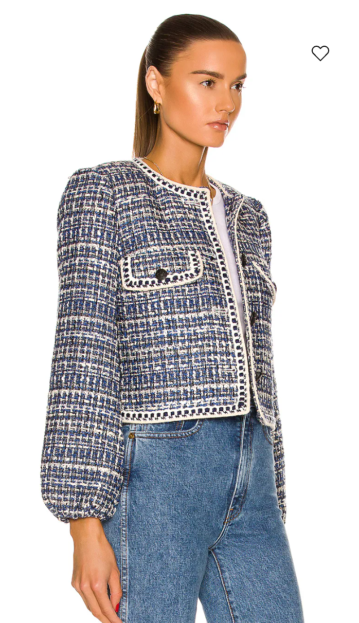 Veronica Beard Brim Tweed Jacket size 10
