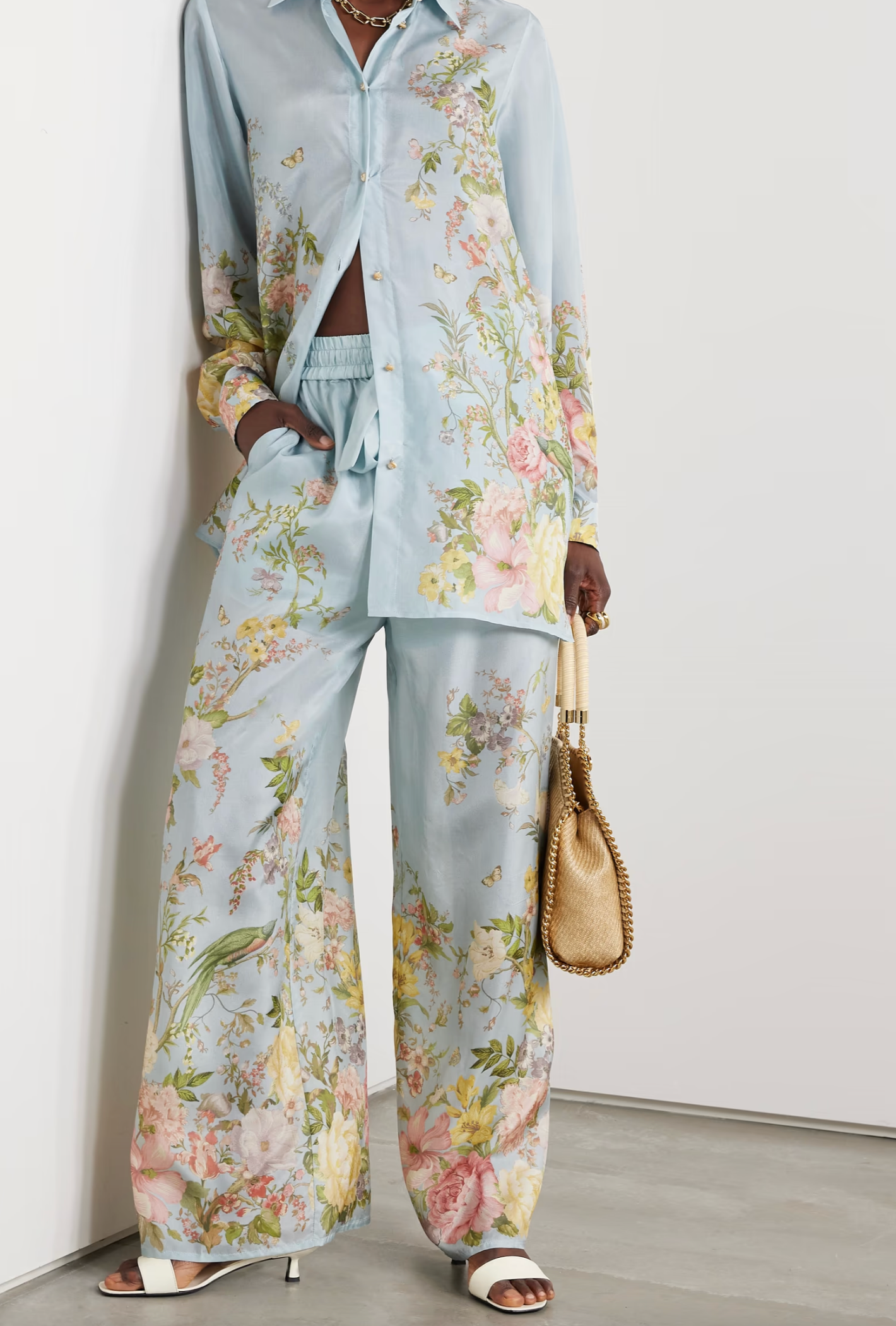 Zimmermann Waverly Printed Silk Pants size US 6