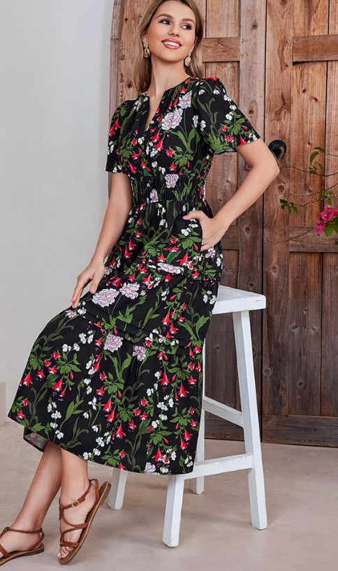 Anthropologie Somerset Midi Dress size XS