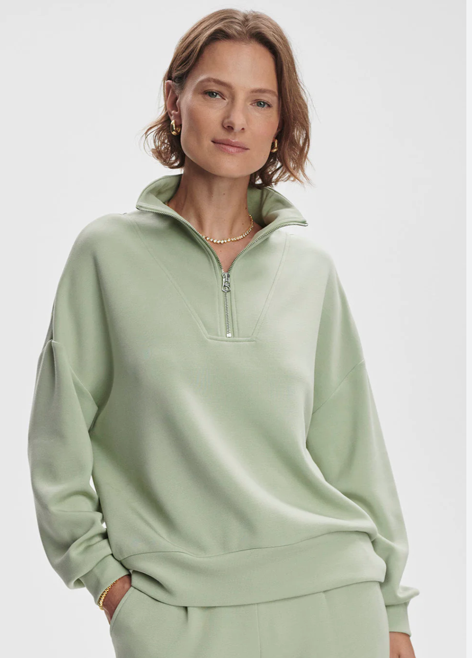 Varley Hawley Half Zip Sweatshirt size M