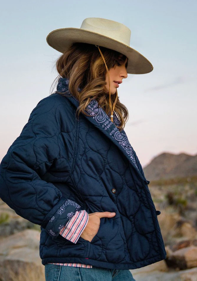 Xirena Harlowe Puffer Jacket in Palm Desert Reversible size L