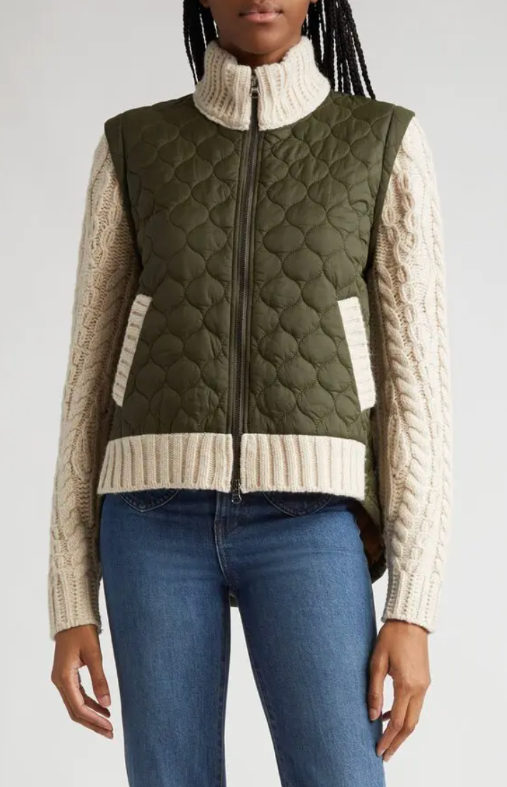 Veronica Beard Patra Mixed Media Jacket size M