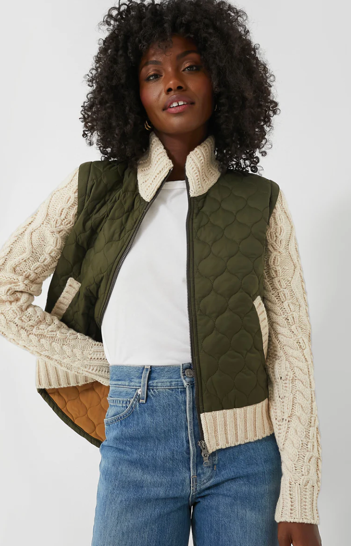 Veronica Beard Patra Mixed Media Jacket size M