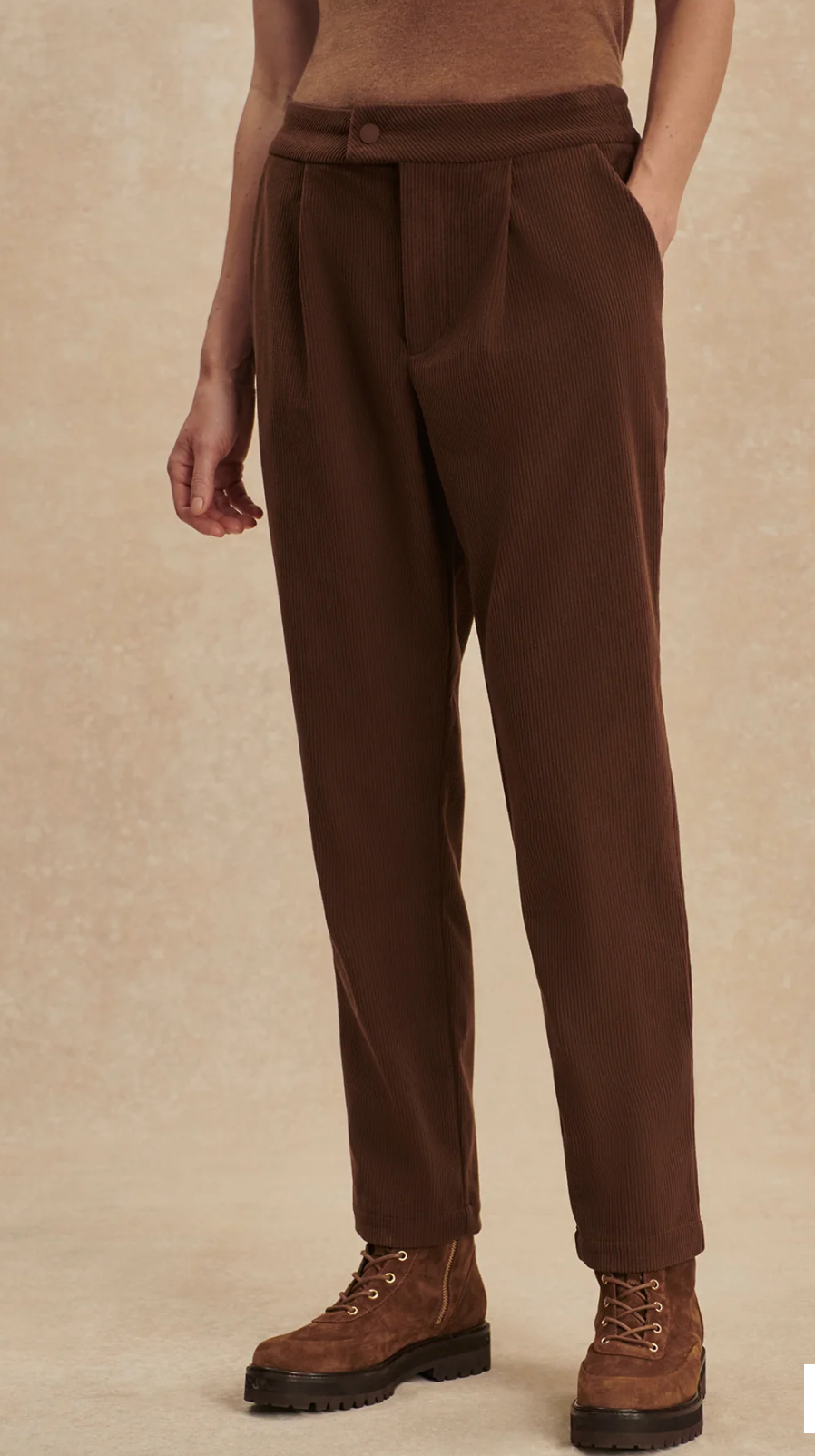Varley Nell Tapered Leg Pants 29'' Dark Toffee size XS