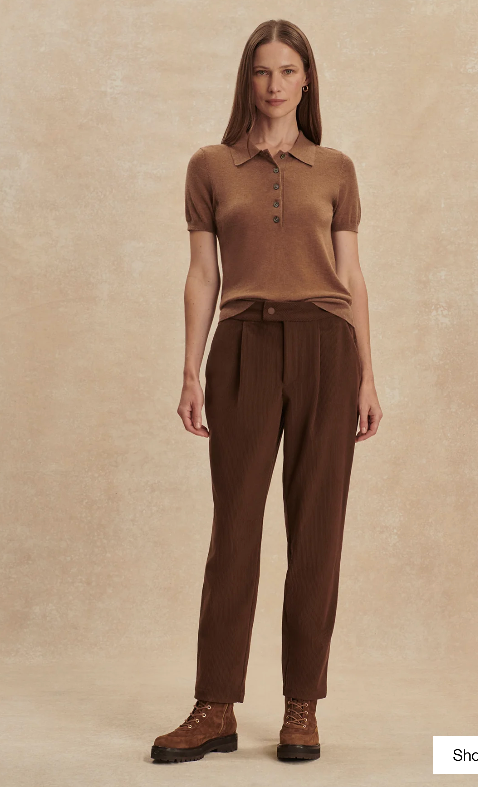Varley Nell Tapered Leg Pants 29'' Dark Toffee size XS