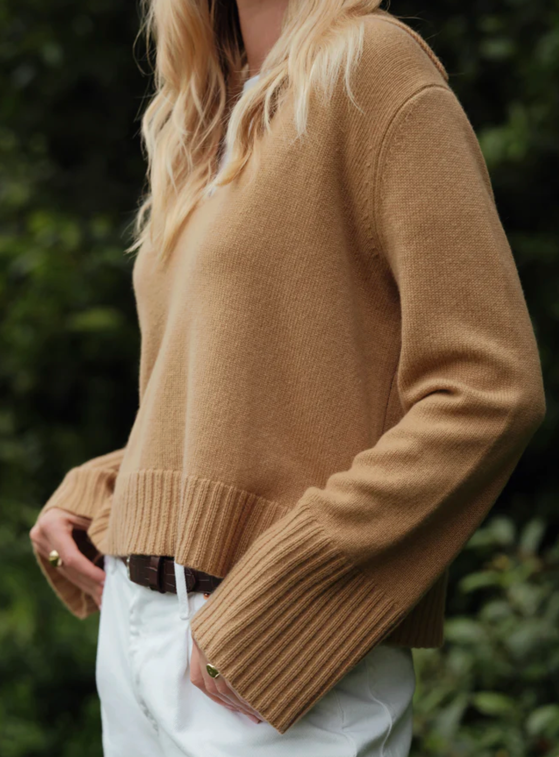 Jenni Kayne Cashmere Frances Polo Sweater size XS