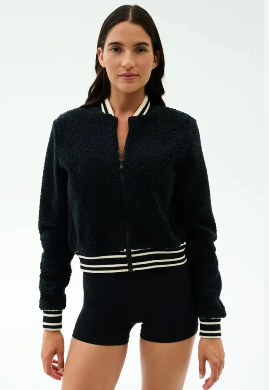 Splits 59 Willa Sherpa Bomber Jacket size XS