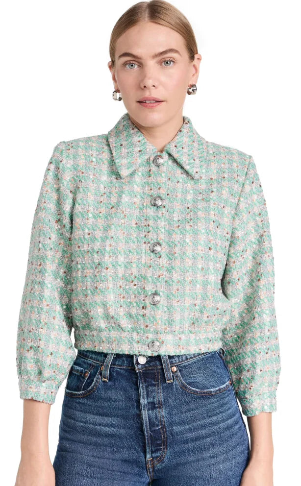 L'Agence Bridges Tweed Jacket size 10