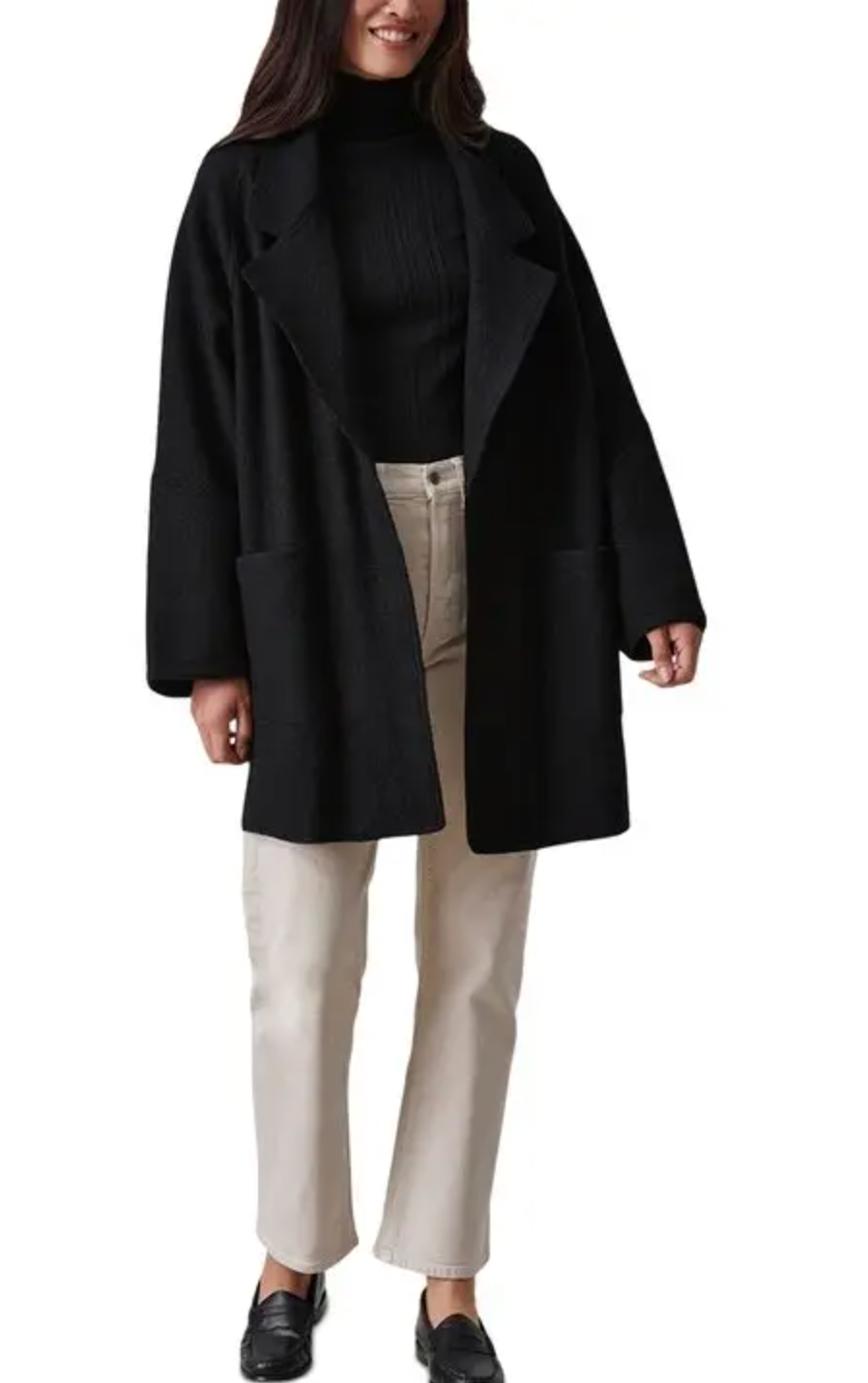 Buck Mason Felted Wool Blanket Coat size S