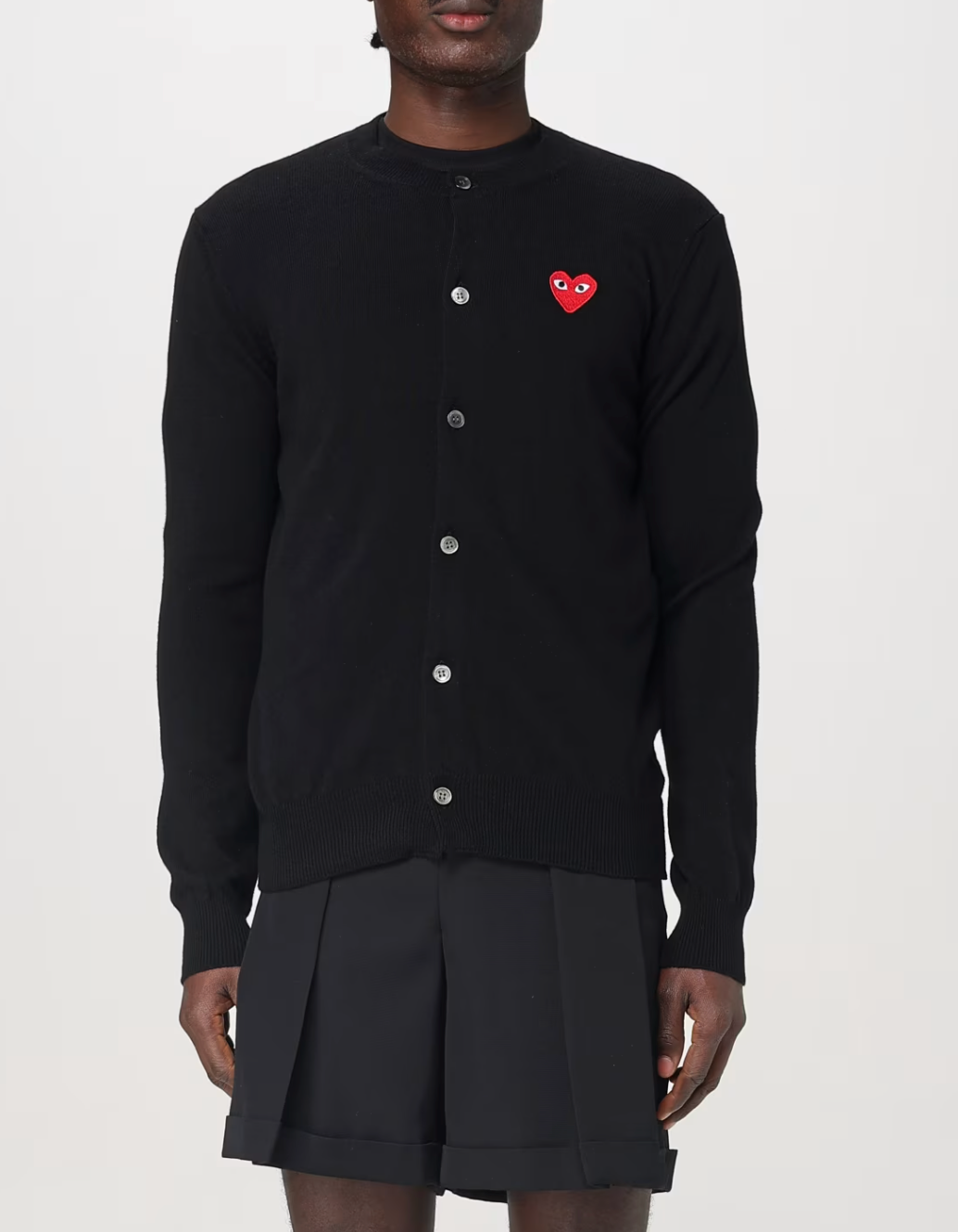Comme Des Garçons Small Heart Cotton B=Cardigan size L
