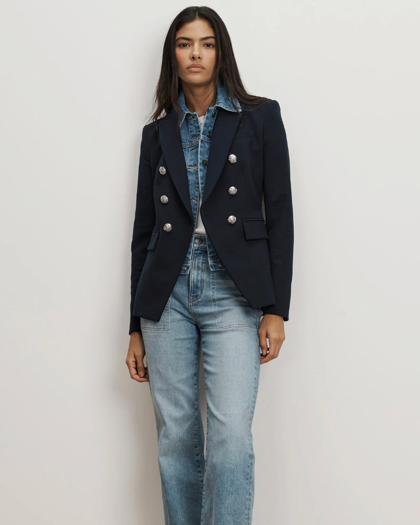 Veronica Beard Studded Denim Dickey size 00-14