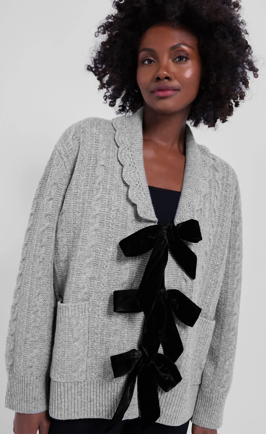 Sea New York Mariella Tie-Front Cardigan size S