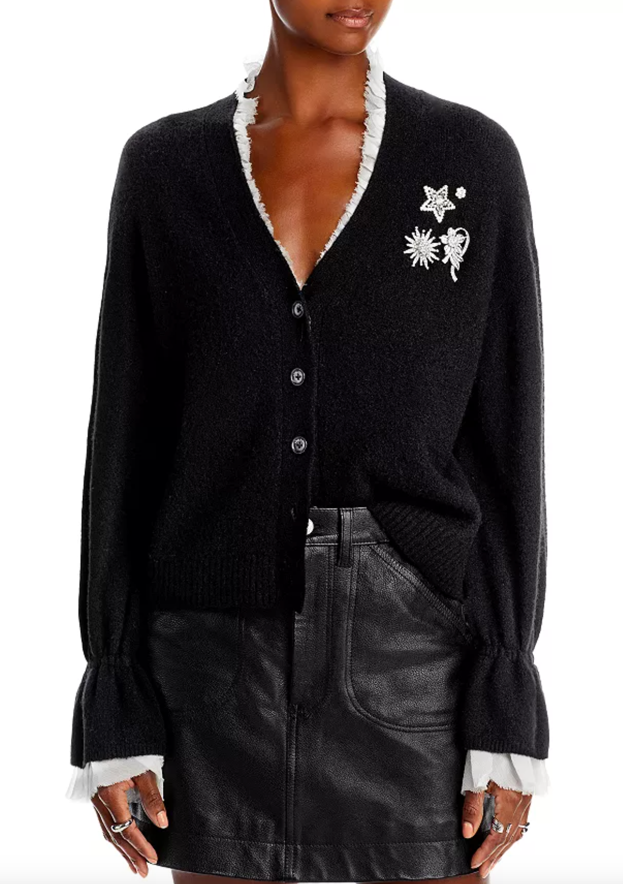 Cinq a Sept Tayah Embellished Cardigan