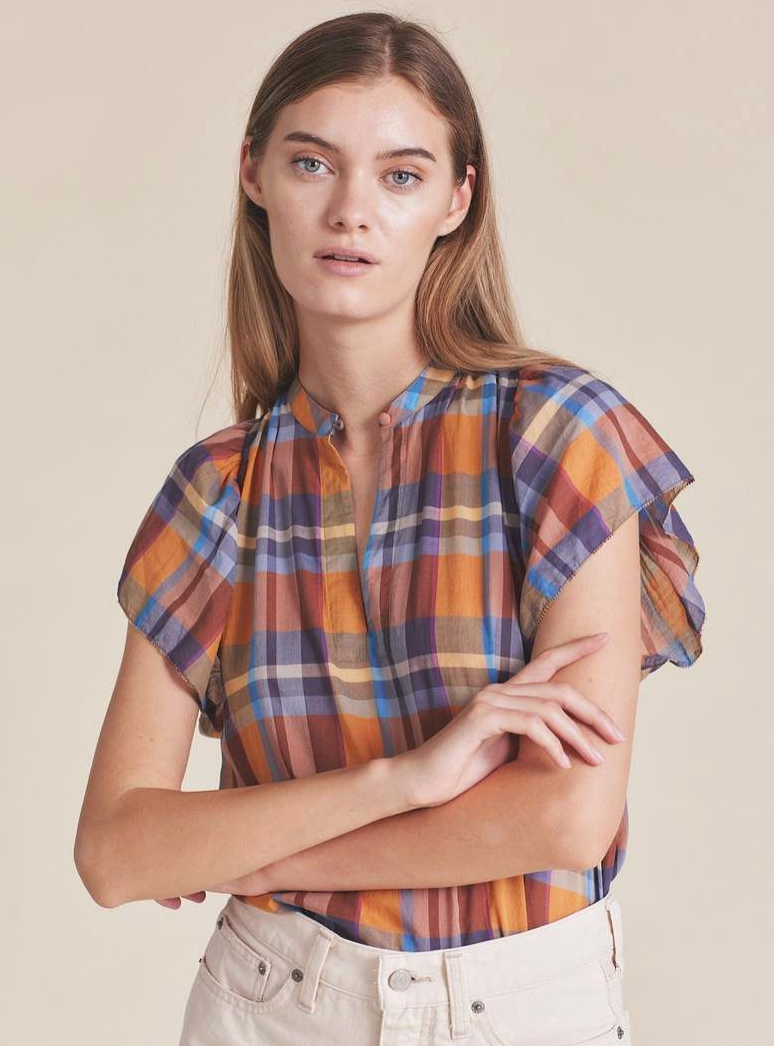 Trovata Birds of Paradis Brett Blouse size S