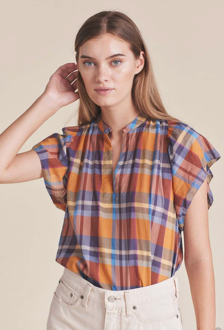 Trovata Birds of Paradis Brett Blouse size S