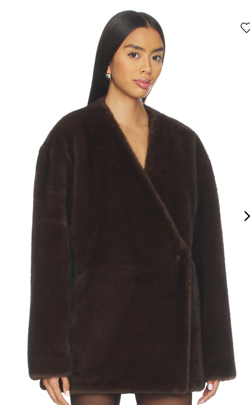 Eaves x Coco Dagna Faux Fur Jacket size S