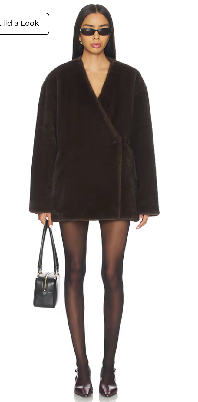 Eaves x Coco Dagna Faux Fur Jacket size S