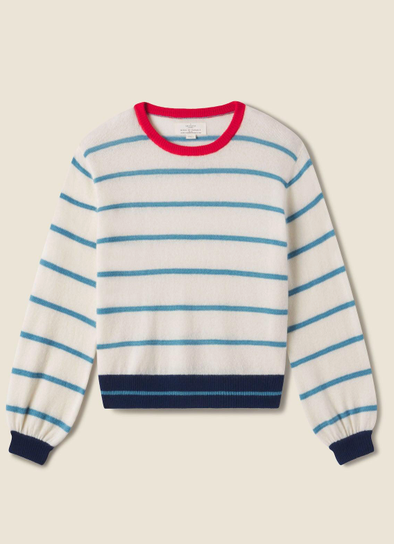 Trovata Birds of Paradis Ryann Cashmere Sweater size S