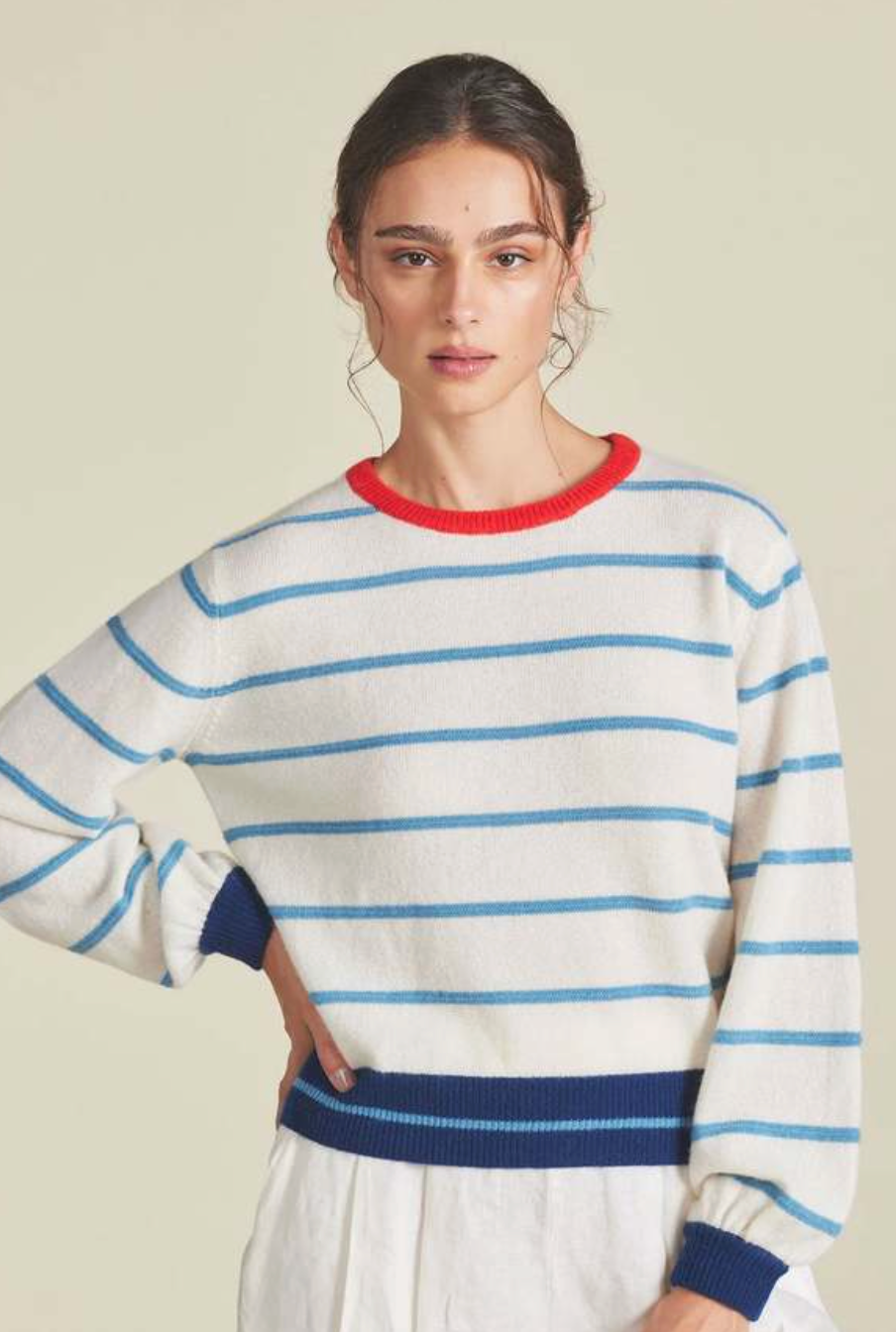 Trovata Birds of Paradis Ryann Cashmere Sweater size S