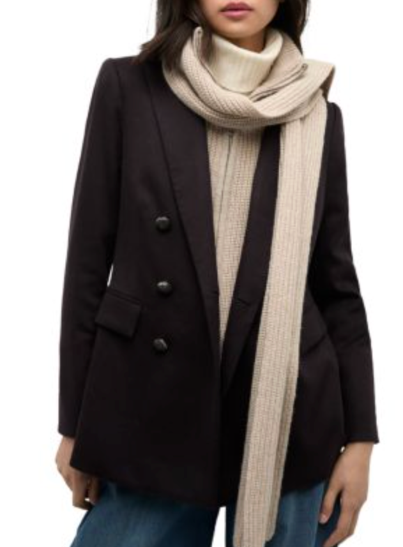 Veronica Beard Dorsey Cashmere Scarf Dickey size 00-14