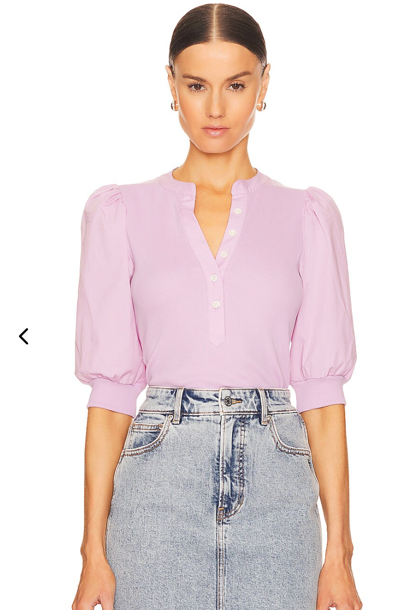 Veronica Beard Coralee Top Orchid Pink size XL