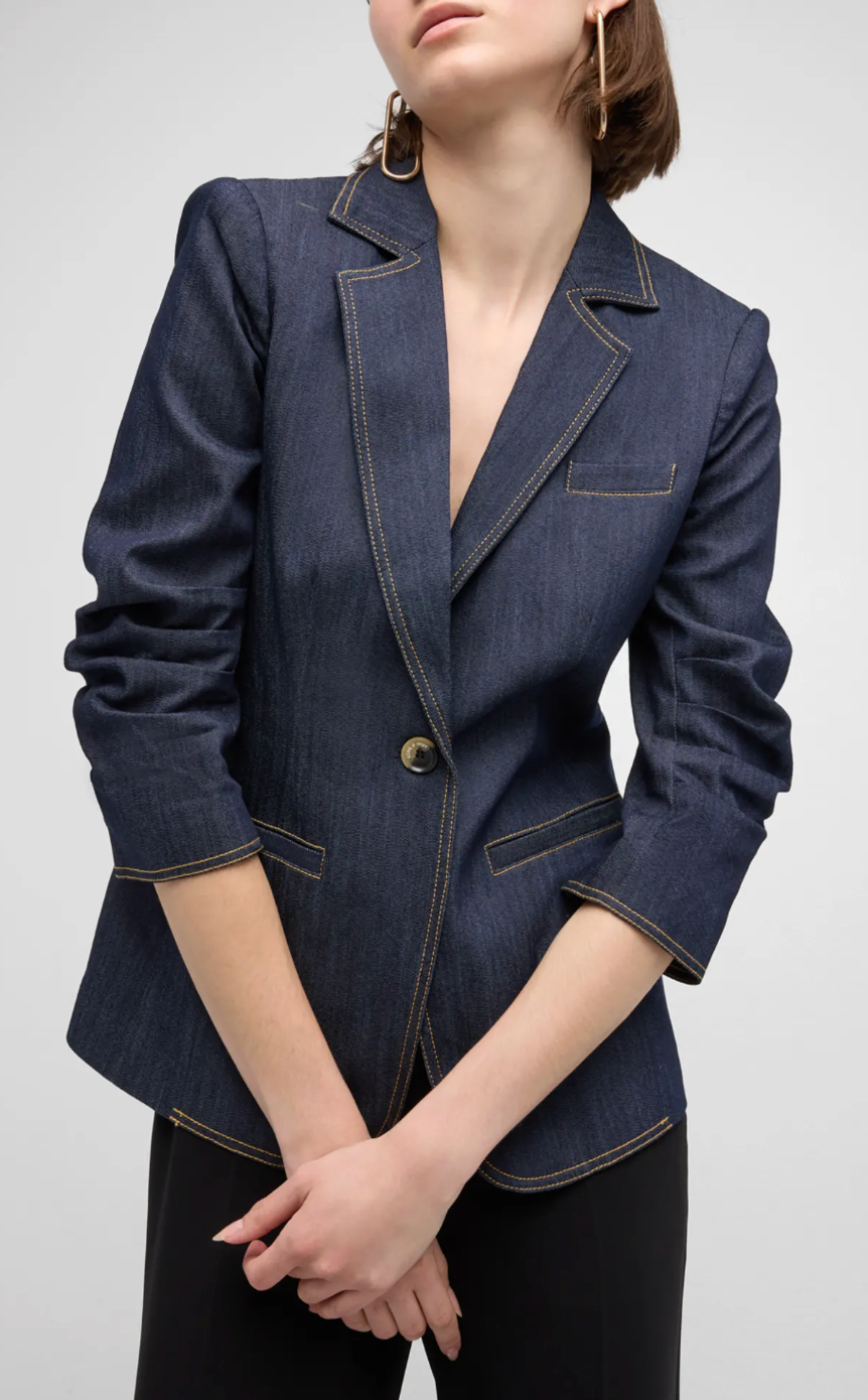 Cinq a Sept Denim Khloe Blazer size 10