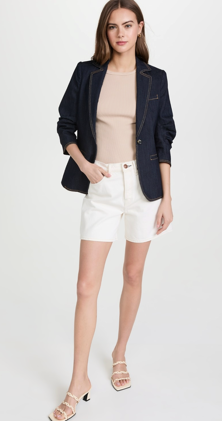 Cinq a Sept Denim Khloe Blazer size 10