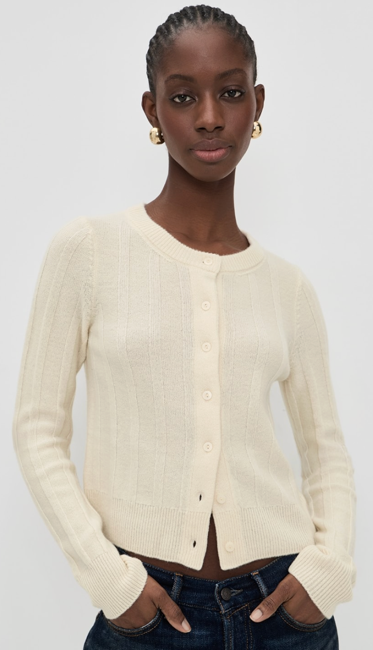 Reformation Hannah Regenerative Wool Cardigan size XS