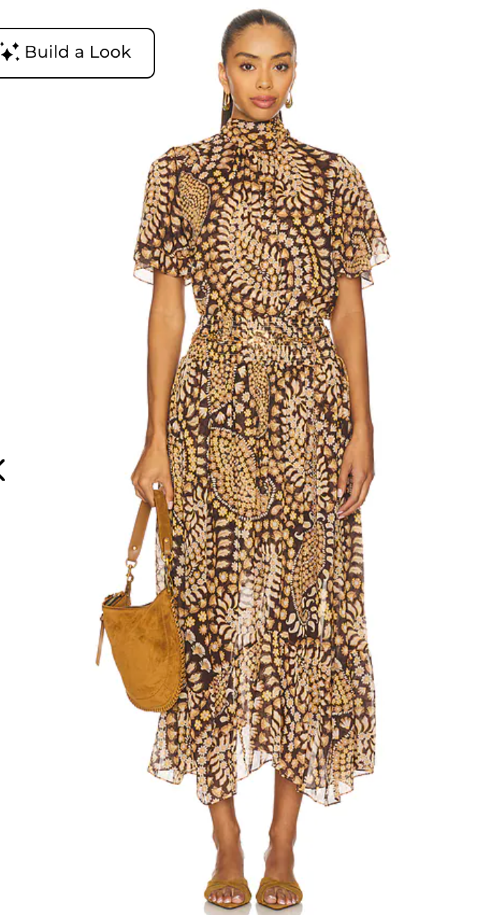 Misa Los Angeles Kaye Top and Agyness Skirt Set size XXS