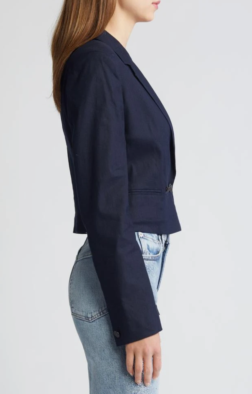 Rag and Bone Josie Linen Blend Blazer size 4