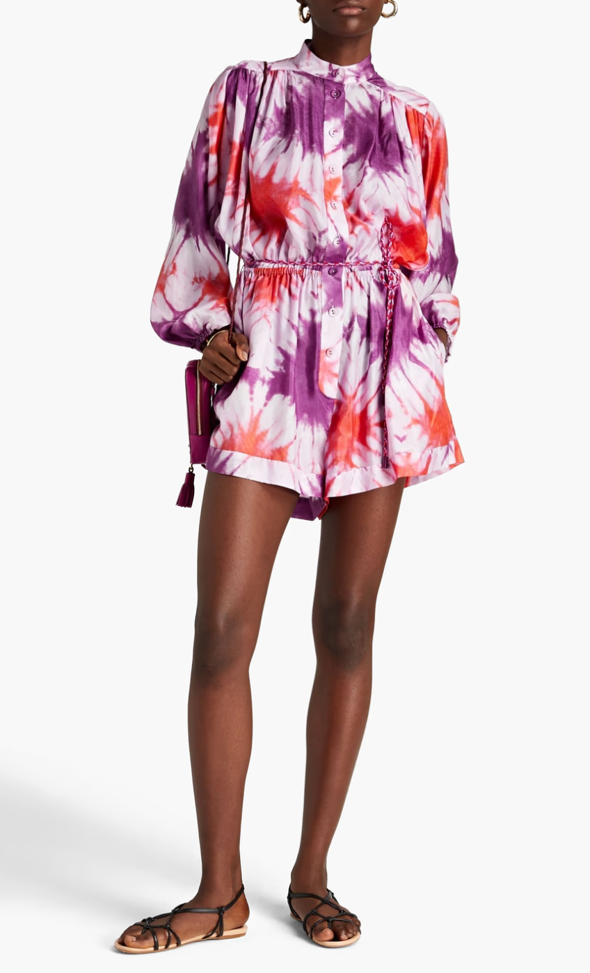 Zimmermann Shelly Button Playsuit size US 4