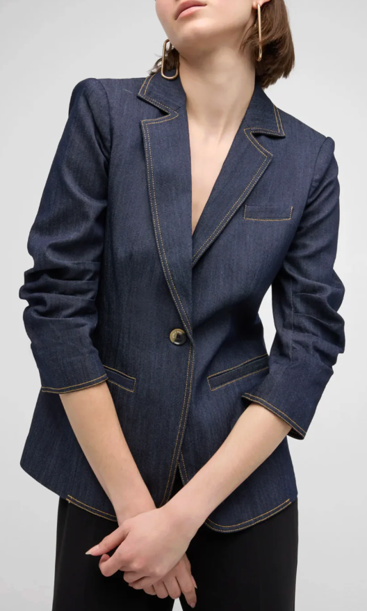 Cinq a Sept Denim Khloe Blazer size 6