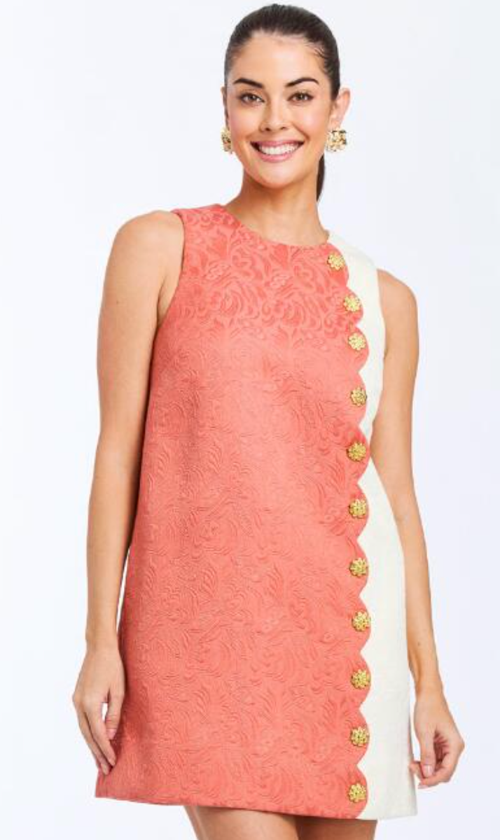 Mestiza Etta Scallop Mini Dress size 12