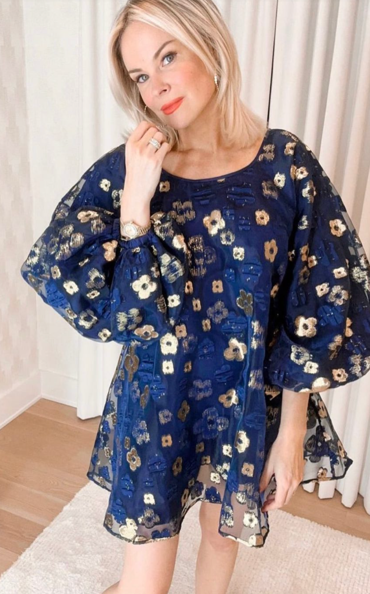 Arianne Elmy  Midnight Organza Good Luck Dress size M