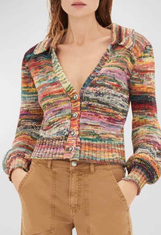 Veronica Beard Damaris Collared Cardigan size S