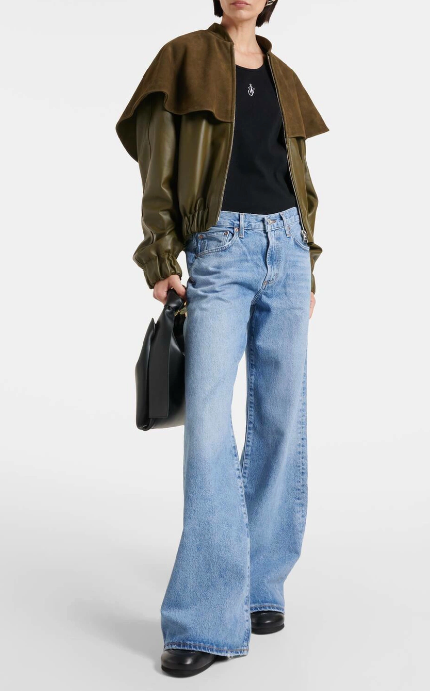 Agolde Clara Jeans Low Rise Baggy Jeans Signal Wash size 29
