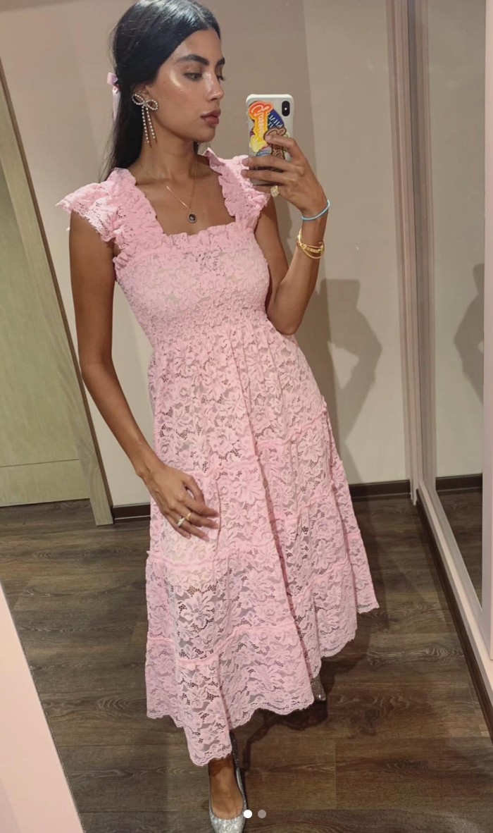 Hill House Collector's Edition Pink Lace Ellie Dress size XXL