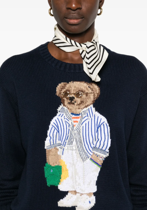 Polo Ralph Lauren Polo Bear Cotton Crewneck Sweater size S