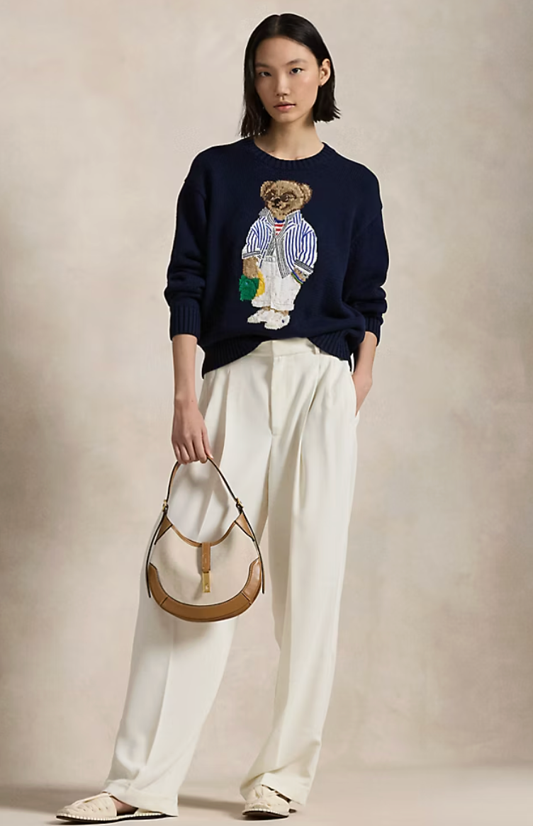 Polo Ralph Lauren Polo Bear Cotton Crewneck Sweater size S