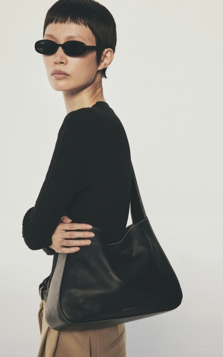 Janessa Leone Ayla Black Shoulder Bag