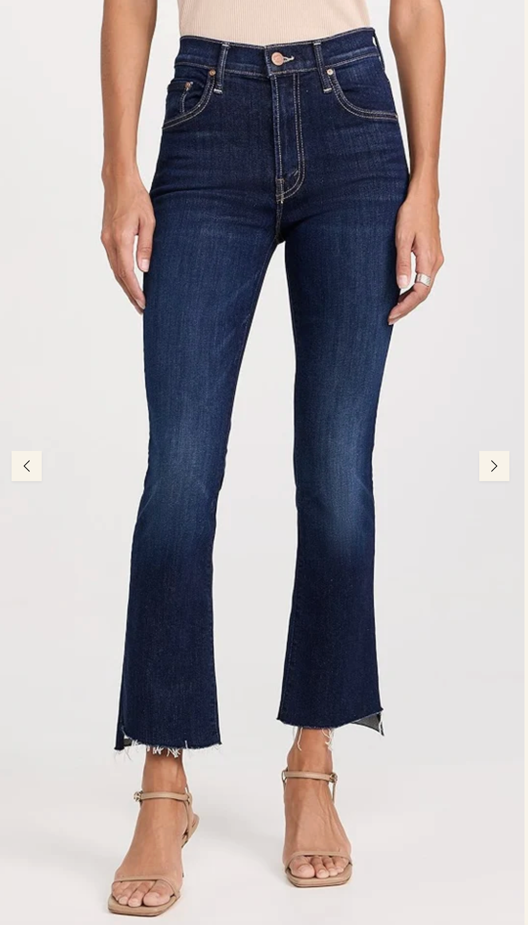 Mother The Insider Crop Step Fray Off Limits size 26