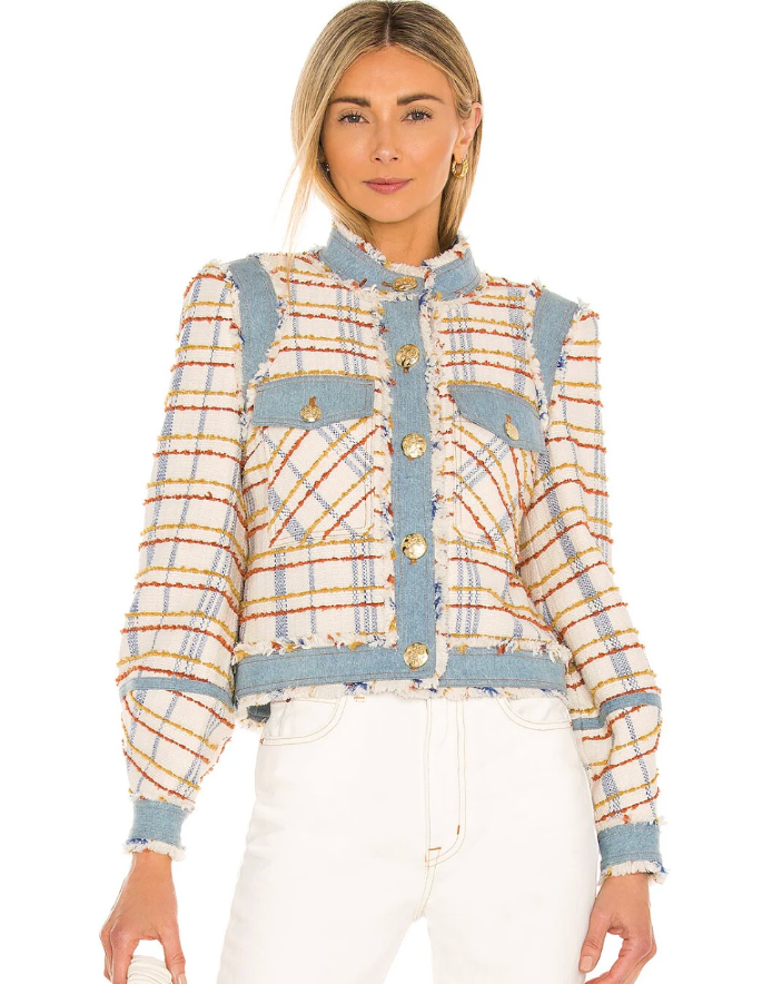 Veronica Beard Nilaja Tweed Jacket size 6