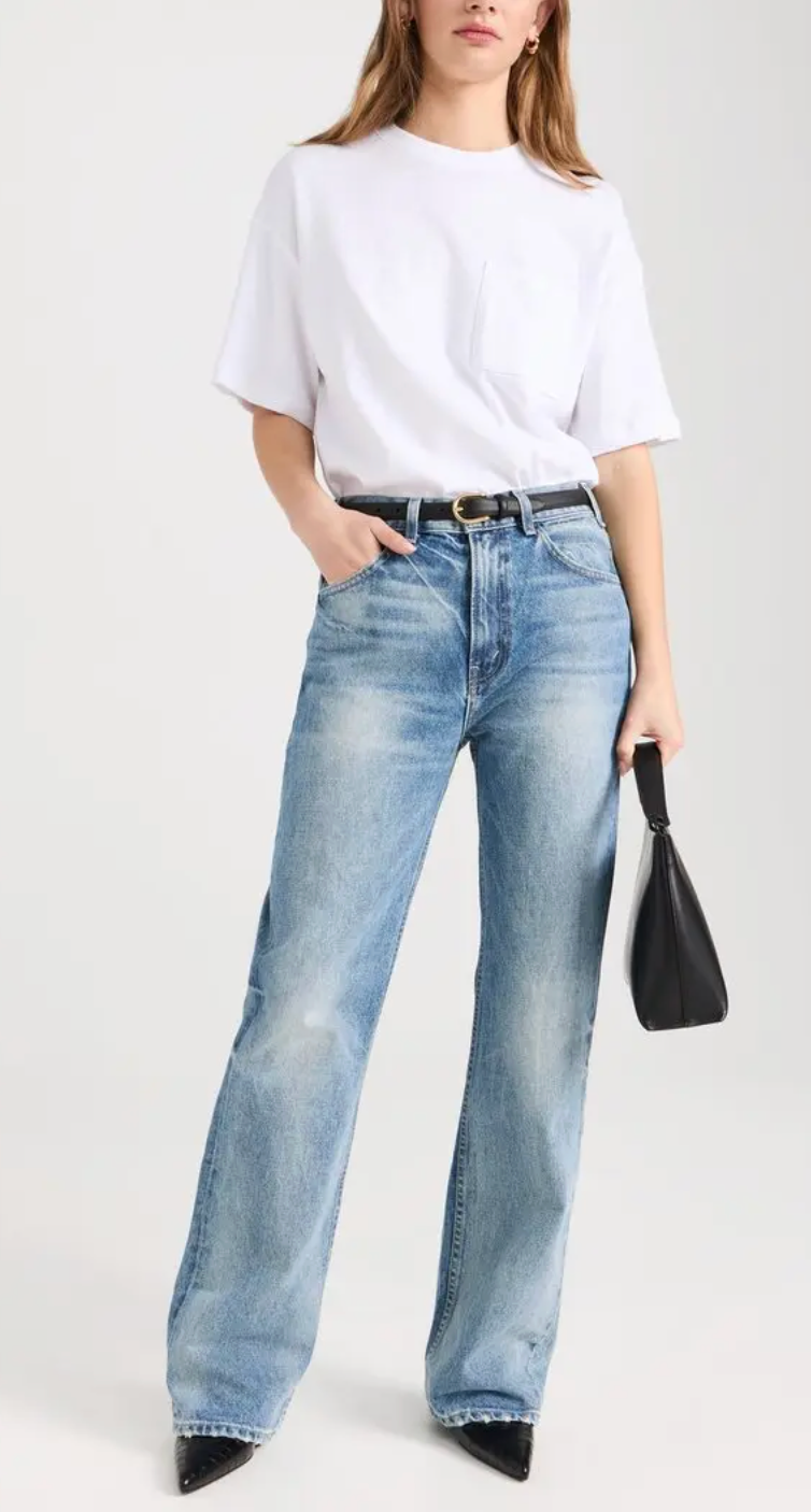 Nili Lotan Mitchell Jeans Summer Wash size 25
