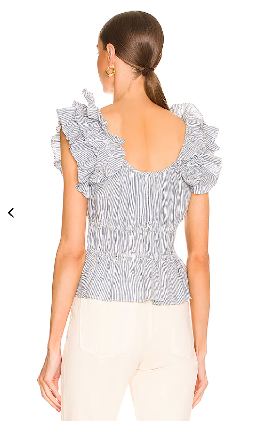 Ulla Johnson Paloma Top Marine size 0