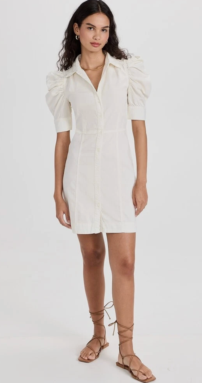 Frame Off-White Gillian Mini Dress size M