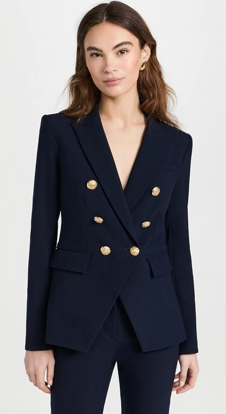 Veronica Beard Miller Dickey Blazer Jacket Navy size 4