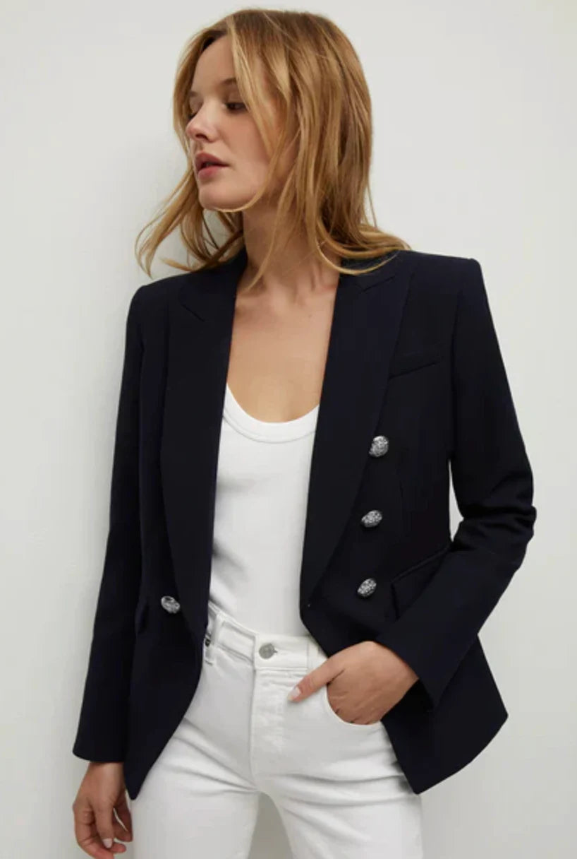 Veronica Beard Miller Dickey Blazer Jacket in Black size 4