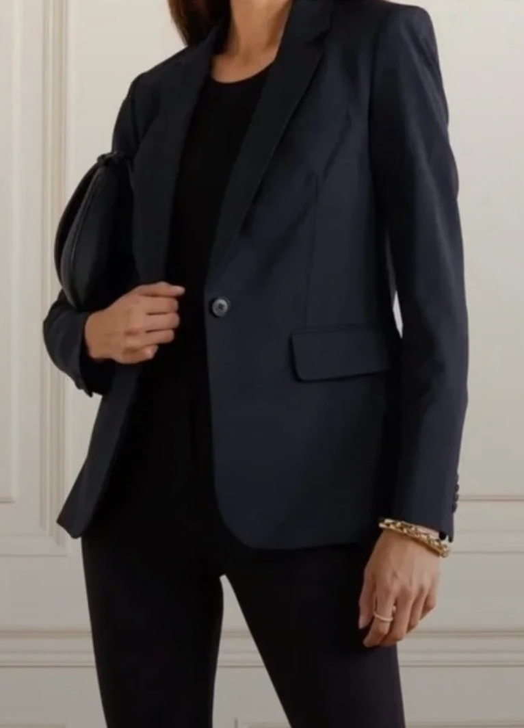 Veronica Beard Classic Dickey Jacket Navy size 16
