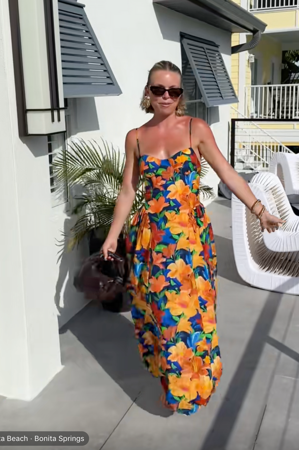 Farm Rio Sleeveless Maxi Dress in Nina size S