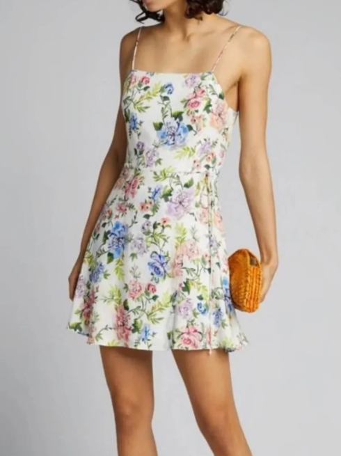 Alice and Olivia Trixie Floral Mini Dress size 6
